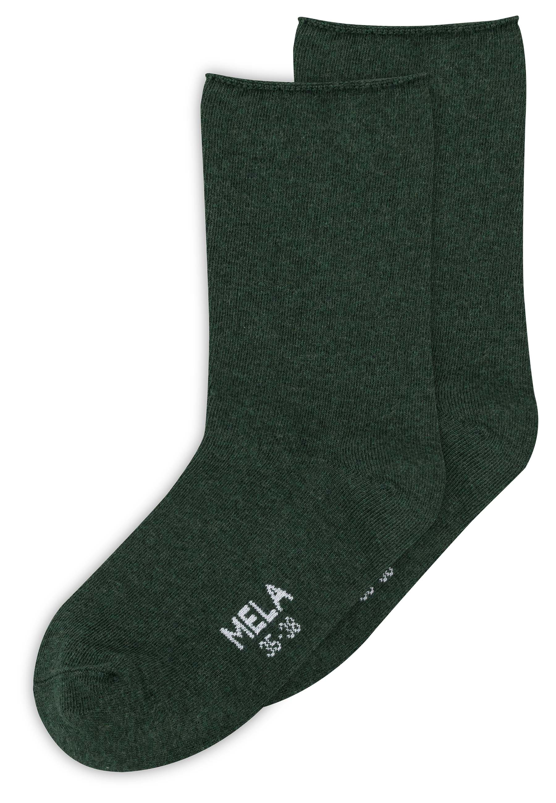 Rollsaum Socken 2 Paare