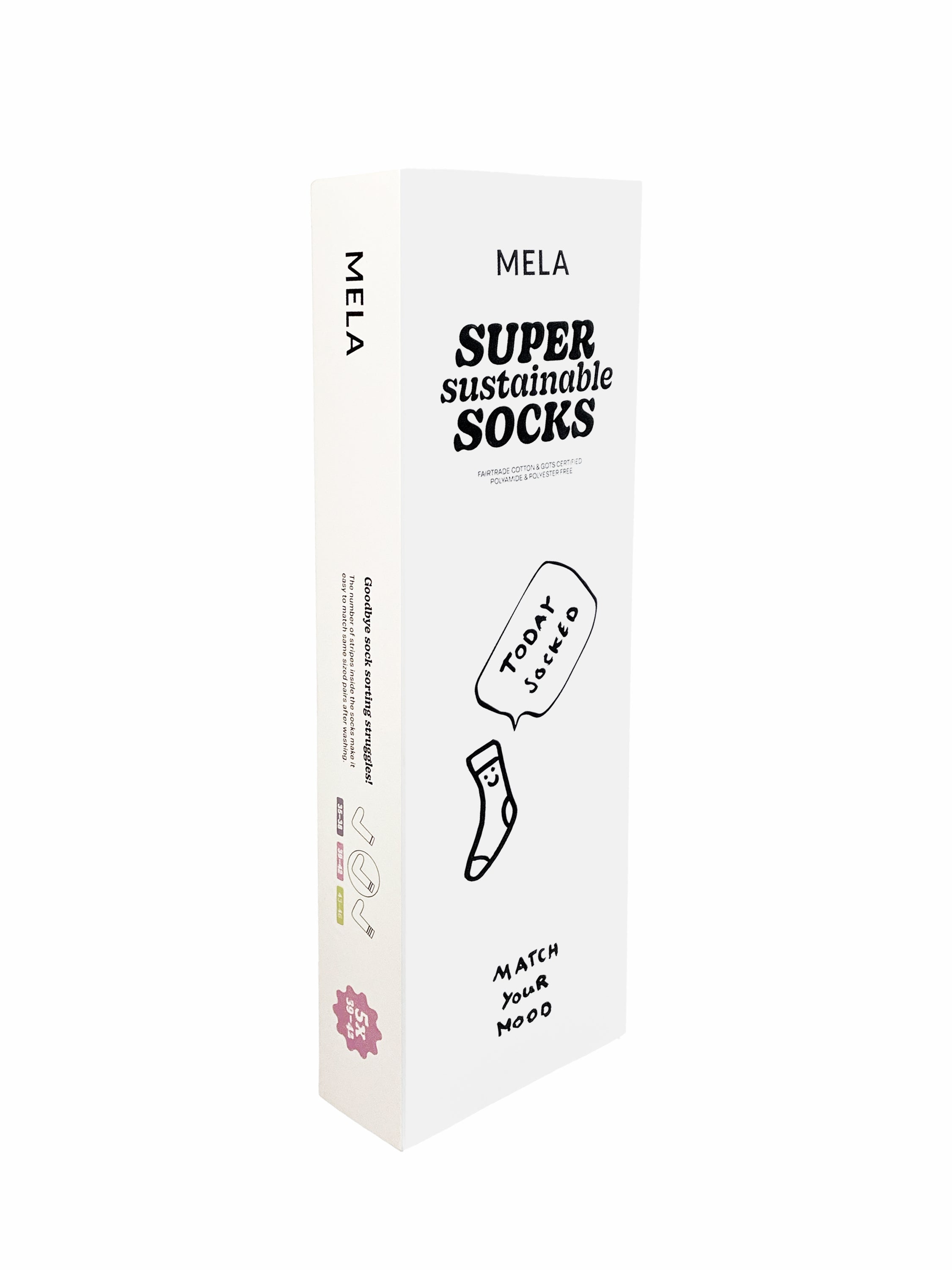 Gerippte Socken Stickerei 5 Paare