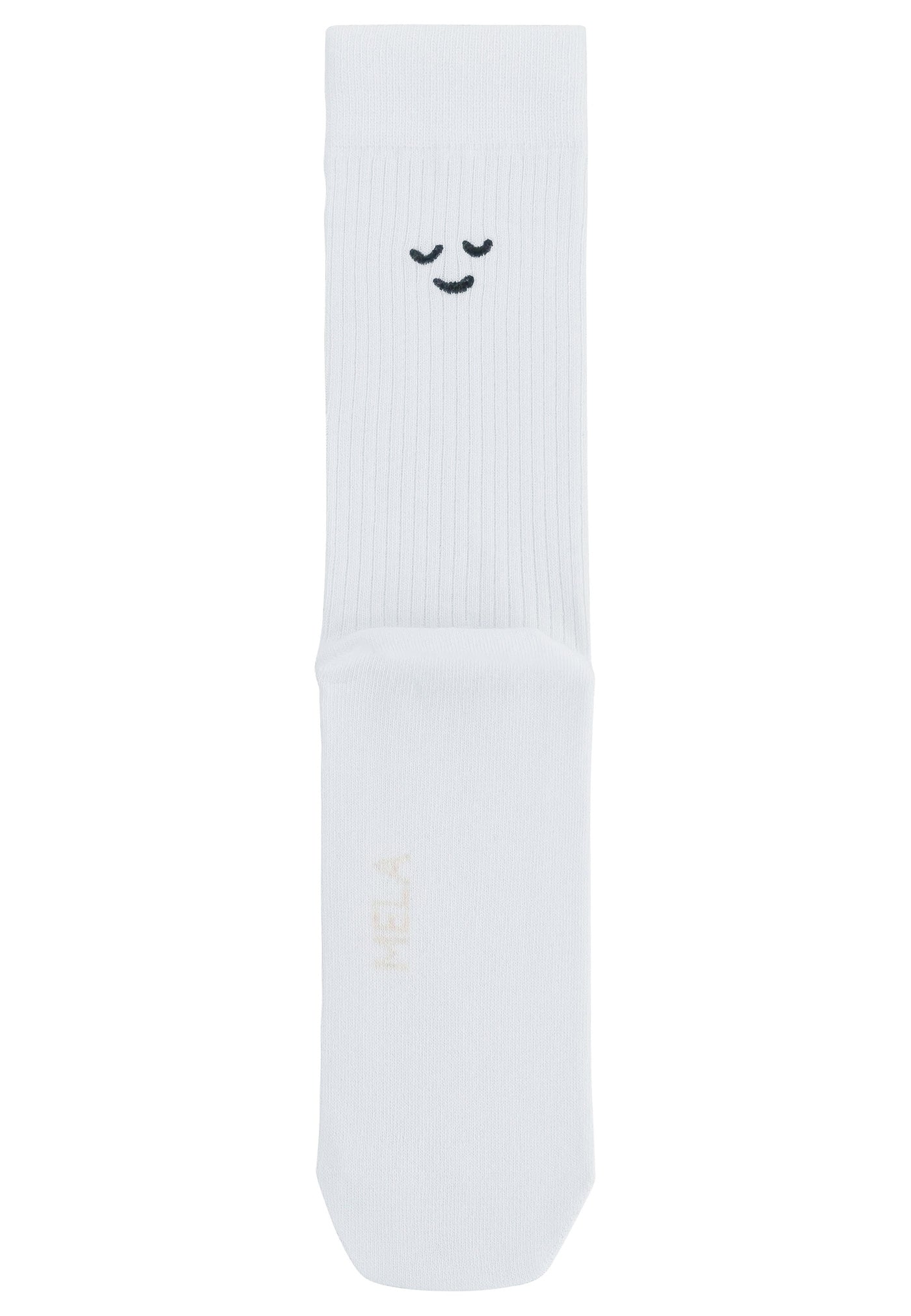 Gerippte Socken Stickerei 5 Paare