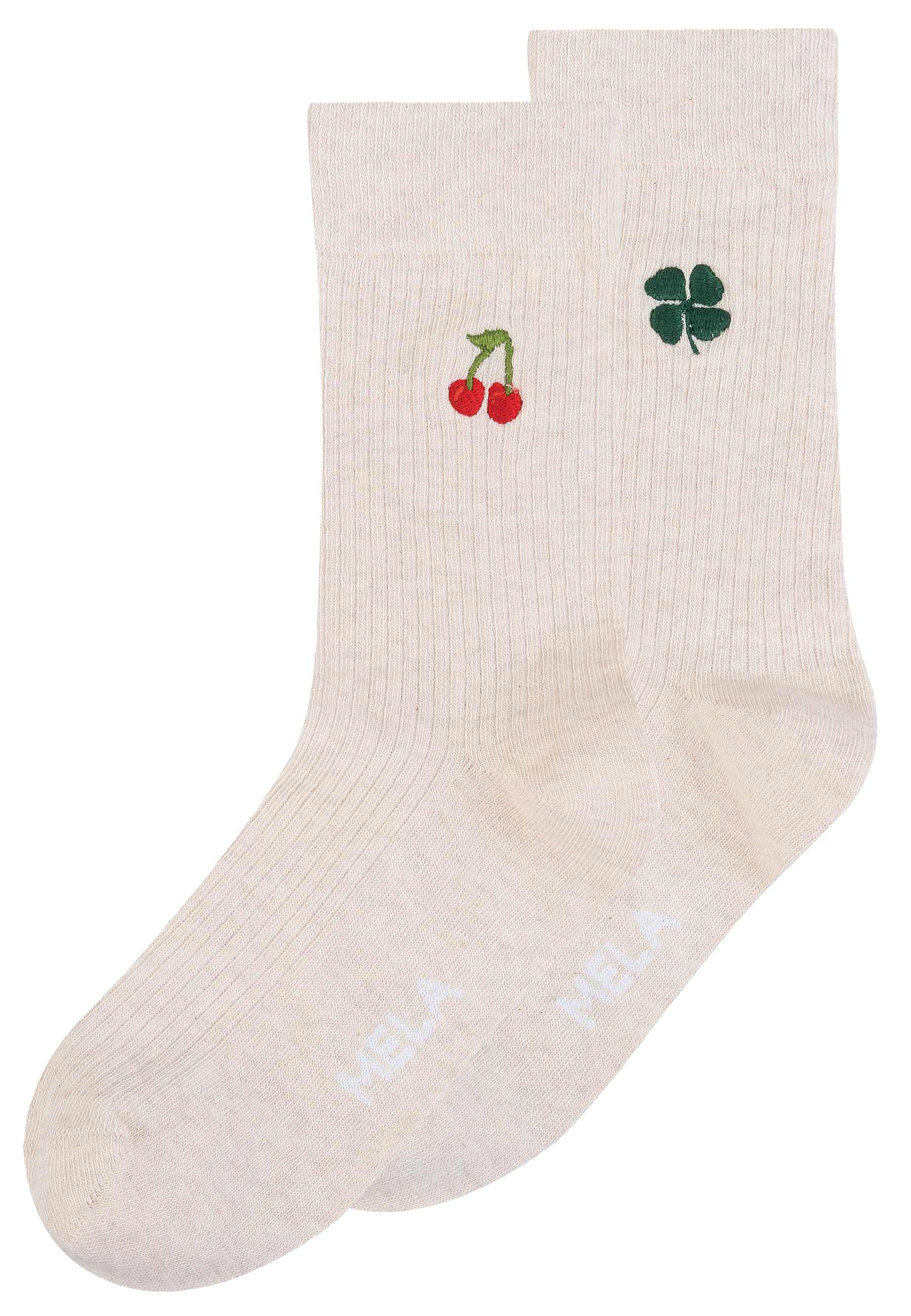 Gerippte Socken Stickerei Bundle