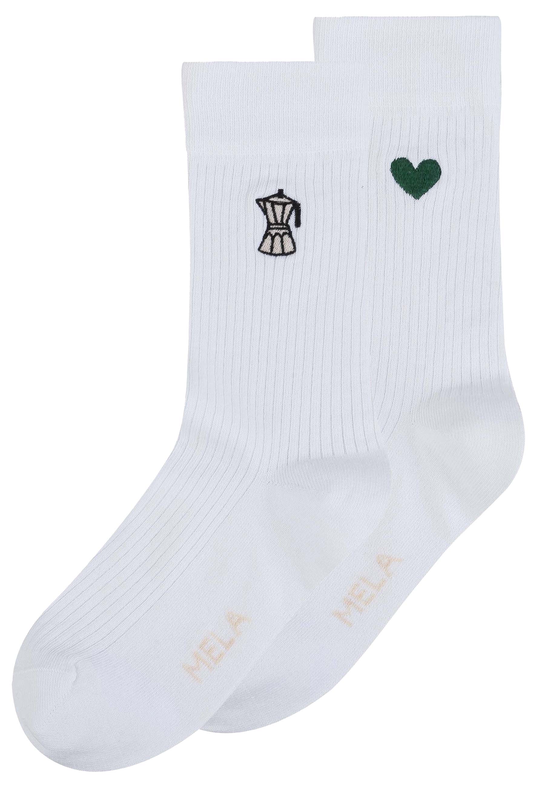 Gerippte Socken Stickerei Bundle