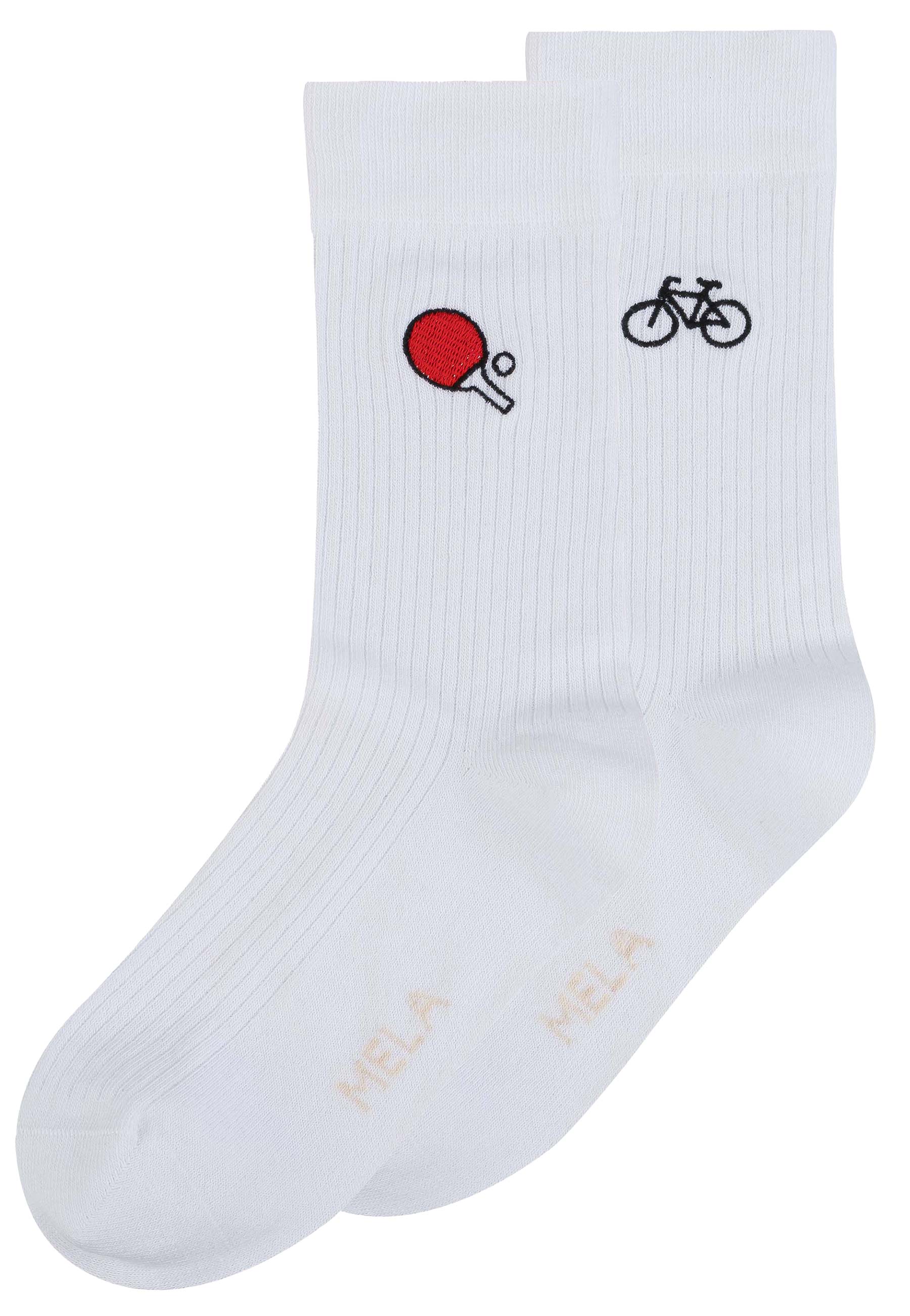 Gerippte Socken Stickerei Bundle